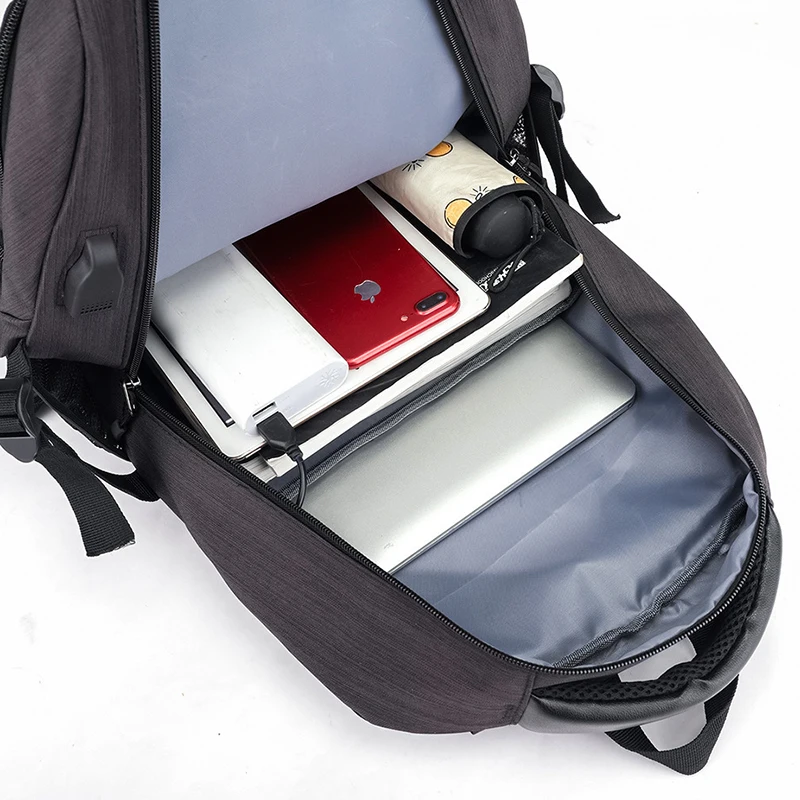 Large Capacity Waterproof Travel Leisure Computer Shockproof Business Laptop Backpack With USB