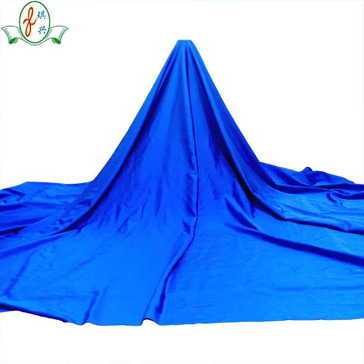 Various customs color bikini swimwear fabric Nylon spandex swimwear fabric 4 way Stretch glossy swimsuit shiny fabric