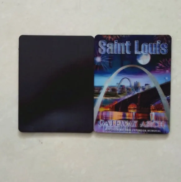 2023 New Design lenticular 3d fridge magnet 3d refrigerator sticker custom