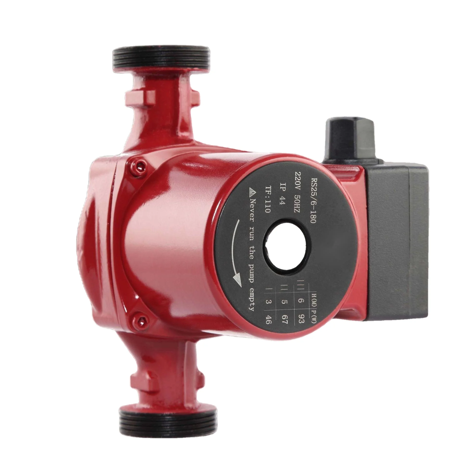 JDPUMP RS25/6-180 93 Вт 3-скоростной бытовой циркуляционный насос для домашней мойки системы подогрева пола охлаждения и кондиционирования воздуха
