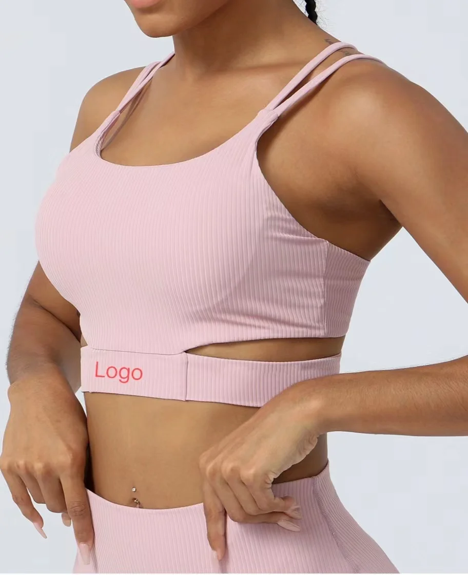 2023 Summer Women Sexy Bodybuilding Custom Logo Gym Clothes Women Sports yoga