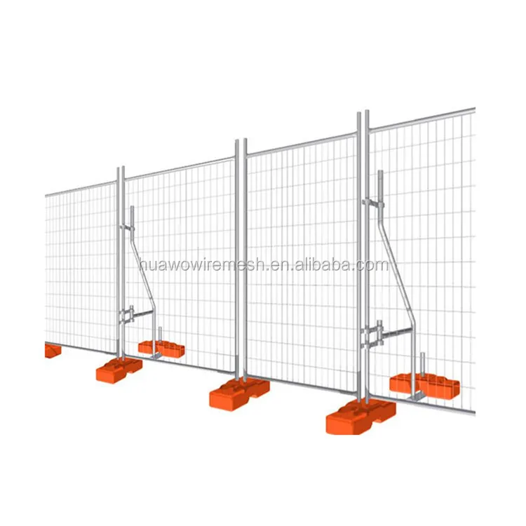 Construction Site Temporary Fence Metal Frame with PVC Coating for Security Driveway Farm Sport Fencing-Available Business Sale