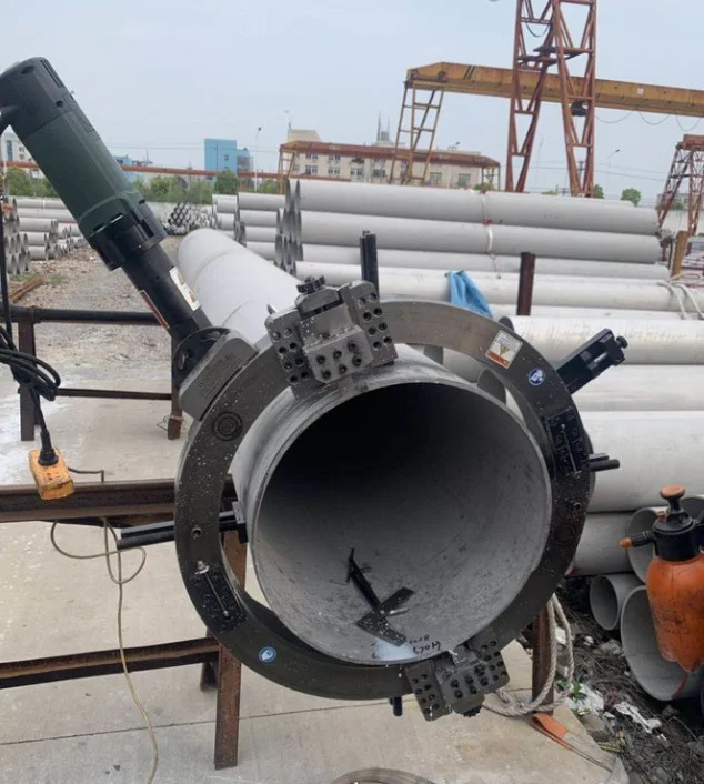 Heavy Duty Pipe Facing Beveling Chamfering Cutting Machine Cold Cutter