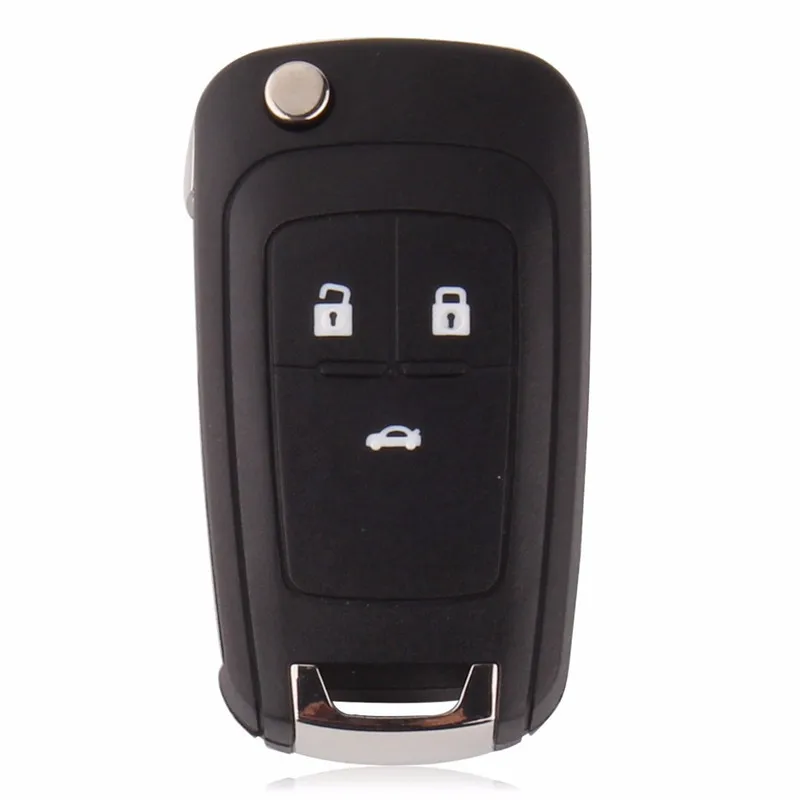 2010~2019 2 3 4 5 Button remote key ASK 315MHz Folding Remote Key PCF7941E 46 CHIP HU100 With Recess For Chevrolet For Buick