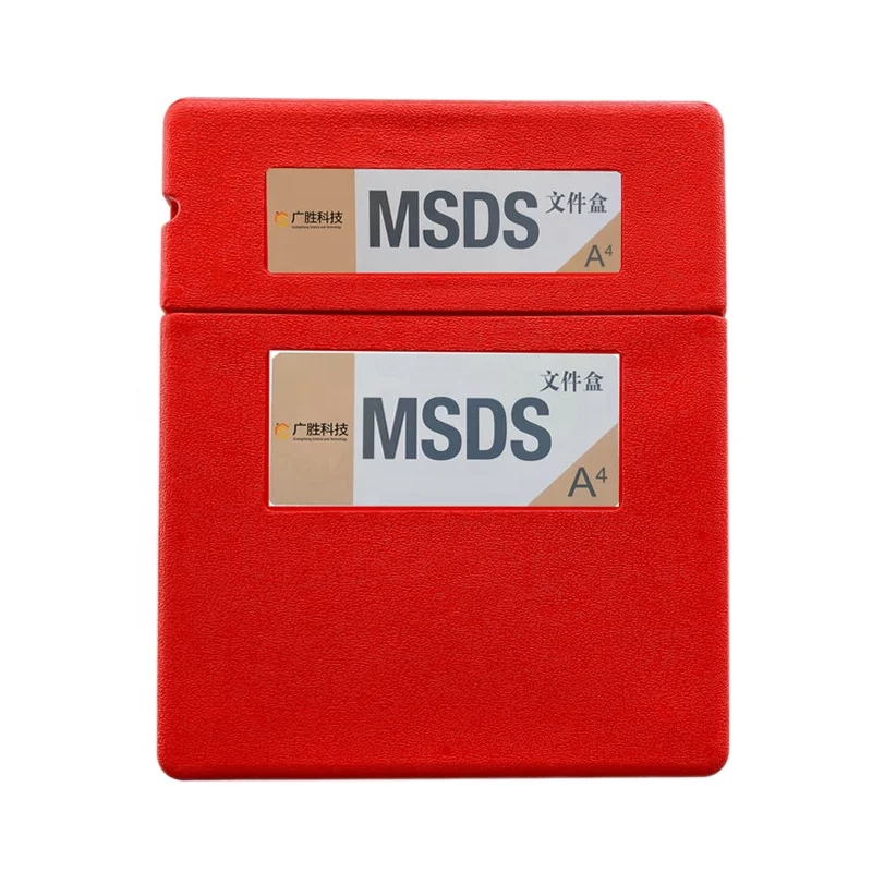 Заводская цена настенный химический ящик безопасности MSDS для
