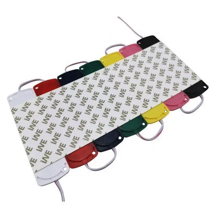 RGB Flash 18 Bulbs Car Warning Light Led Modules 12v 24v smd2835 Chip Vehicle Fender Caution Display Lighting Annunciation Lamp