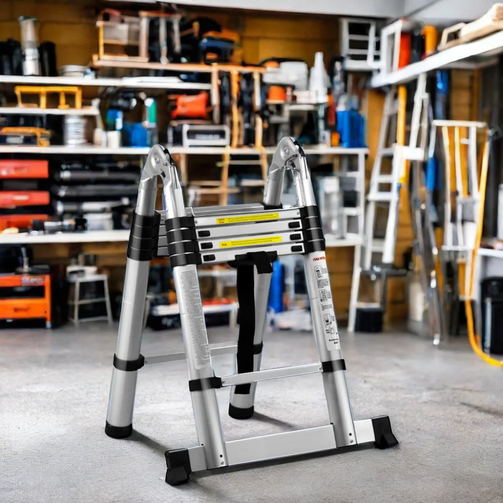 Custom Folding Step Manufacturers Loft Retractable Ladder Foldable Aluminum Telescopic Ladder Insulation En131-6 Soft Close