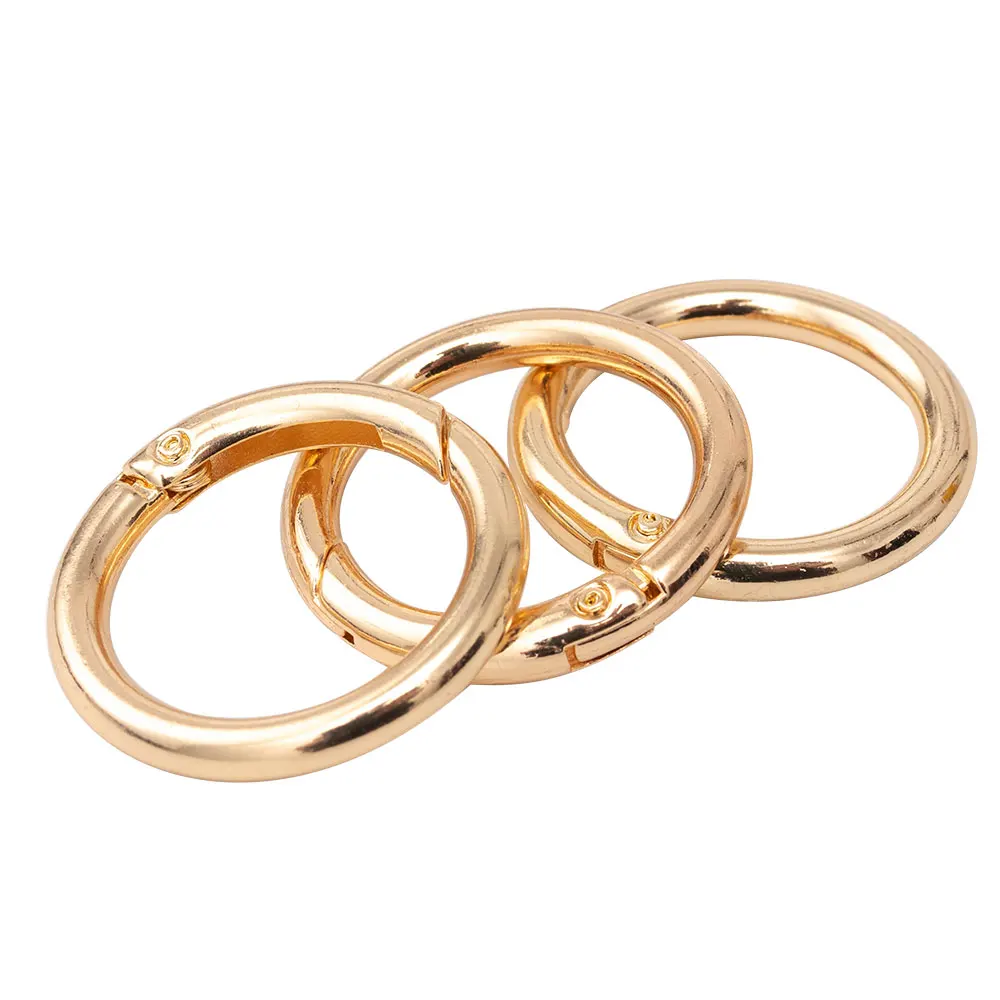 Wholesale Various Sizes of Zinc Alloy Spring Ring Buckle Accessories for Airtag or Bag Chain