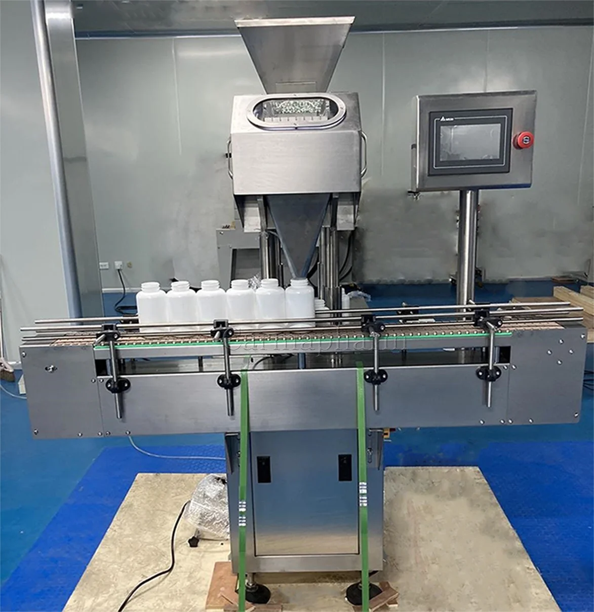 8 линий электронный автоматический Капсулы Таблетки Счетная машинка для денег медицины капсулы разливочная машина для бутылок