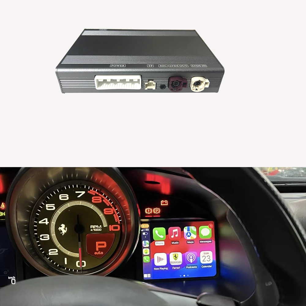 Wireless CarPlay Module  For Ferrari F12 F8 488 812 Android Auto Car DVD Player Mirror Link AirPlay Radio Navigation
