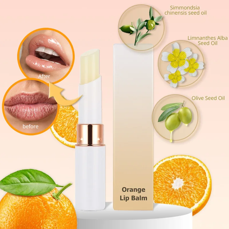 mint rose orange Flavor Lip balm creamy lip Stick Private Label color changing Moisturizing Nourishing natural Lip Balm