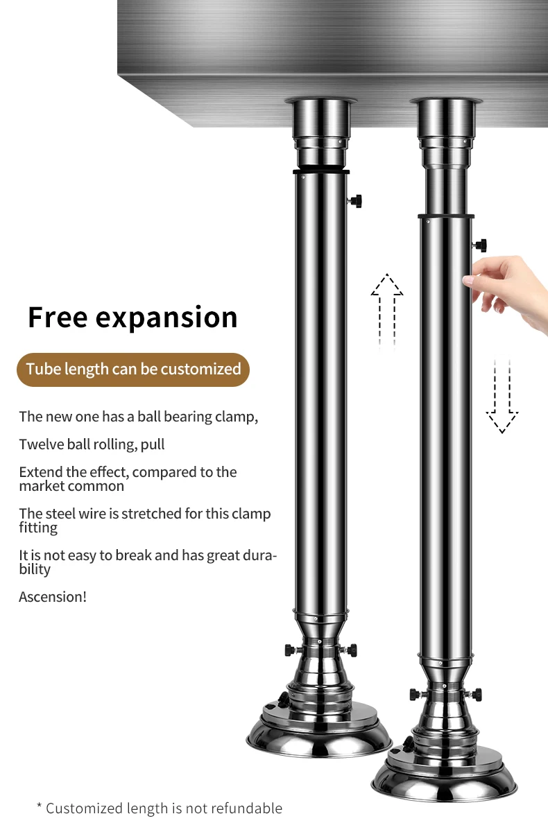 Korean indoor restaurant barbecue Smoke exhaust pipe with fan and lampshade