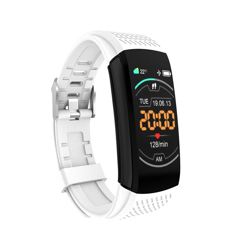Smart Bracelet C8 Body Temperature HR BP Blood Oxygen Health Multi Sport Modes IP67 Fitness Tracker Wristband