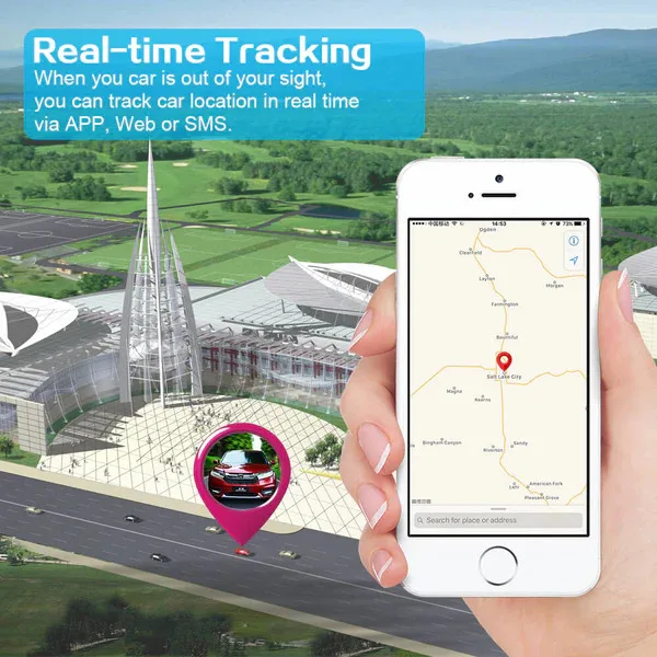 Wireless Magnet GPS Tracker 4G LTE Satellite Realtime Tracking Locator IP68 Waterproof for Car Truck Motorcycle Security System