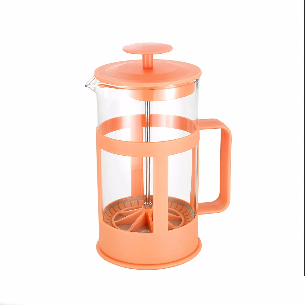 Heat Resistant Glass French Press 350/600/1000ml  Coffee Borosilicate Glass Percolator Glass Coffee Pot