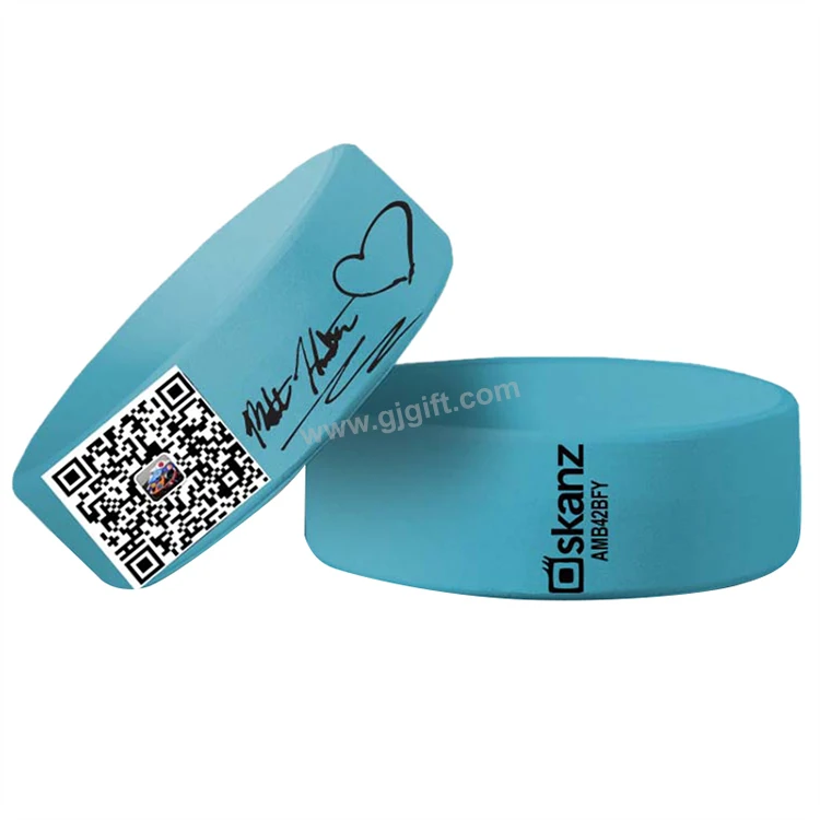 Sports logo recycled kids hand glow wholesale gym qr code cheap deboss mens rubber wrist custom band wristband silicon bracelet