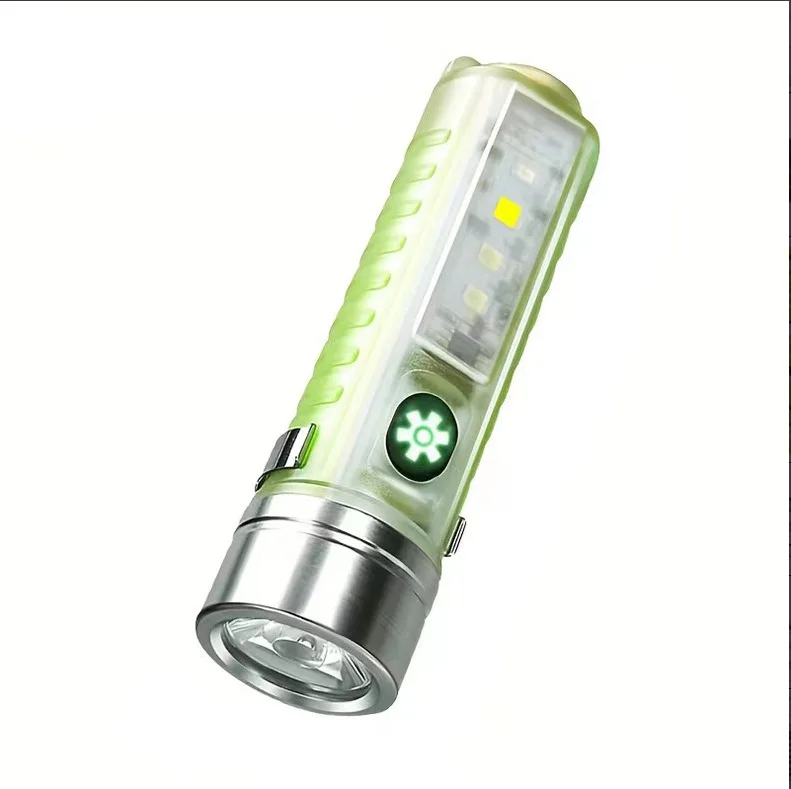 Mini Rechargeable 8modes LED Torch Lamp Super Bright 330 Lumens Waterproof Flashlight