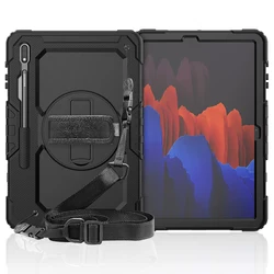 Rotating Shockproof case for Samsung galaxy tab S7 Plus12.4 SM-T970 T975 wholesales protective