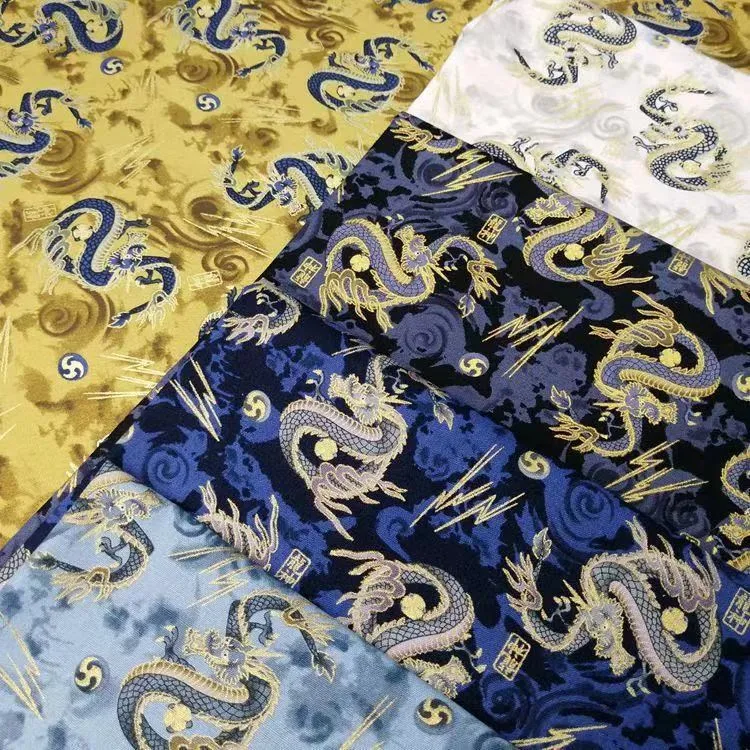 
Kimono Quilting Cotton Fabric Gorgeous Printed Fabric For Diy Home Textile Or Clothes 