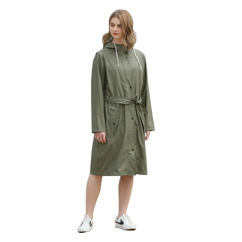 Rain Jacket waterproof Pu Coated Durable Nylon Kids Raincoat