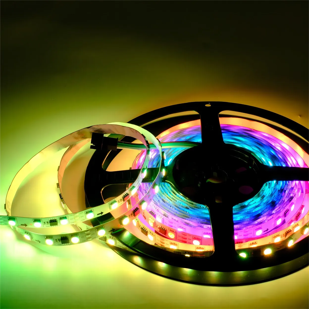 1903 12v 24v Dc Ce 5050 Dream Color Rgb Dc12v Addressable Led Strip