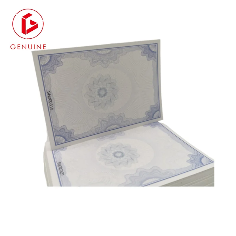 Custom wholesale Genuine bond paper specialty currency paper A4 cotton paper