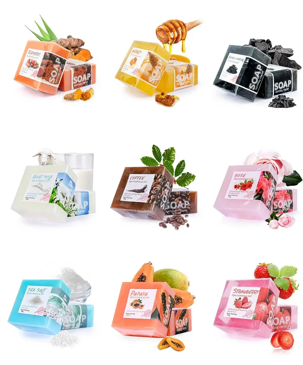 Wholesale natural coconut skin care deep Cleansing soap 100g handmade soap with coconut milk flavor