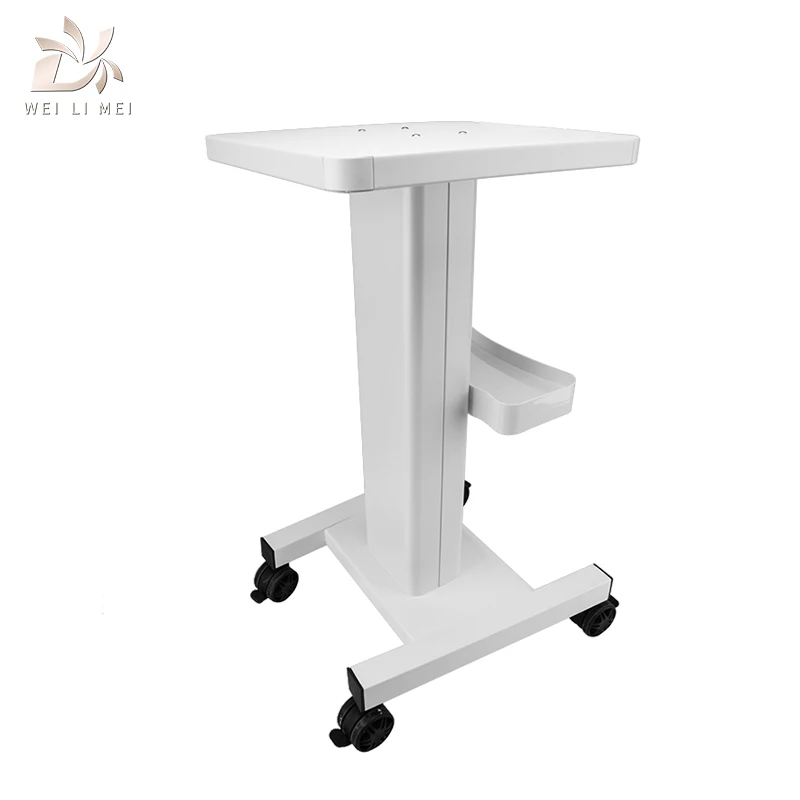 new arrival modern white Plastic Beauty  Salon Mobile Hairdressing Trolley Cart
