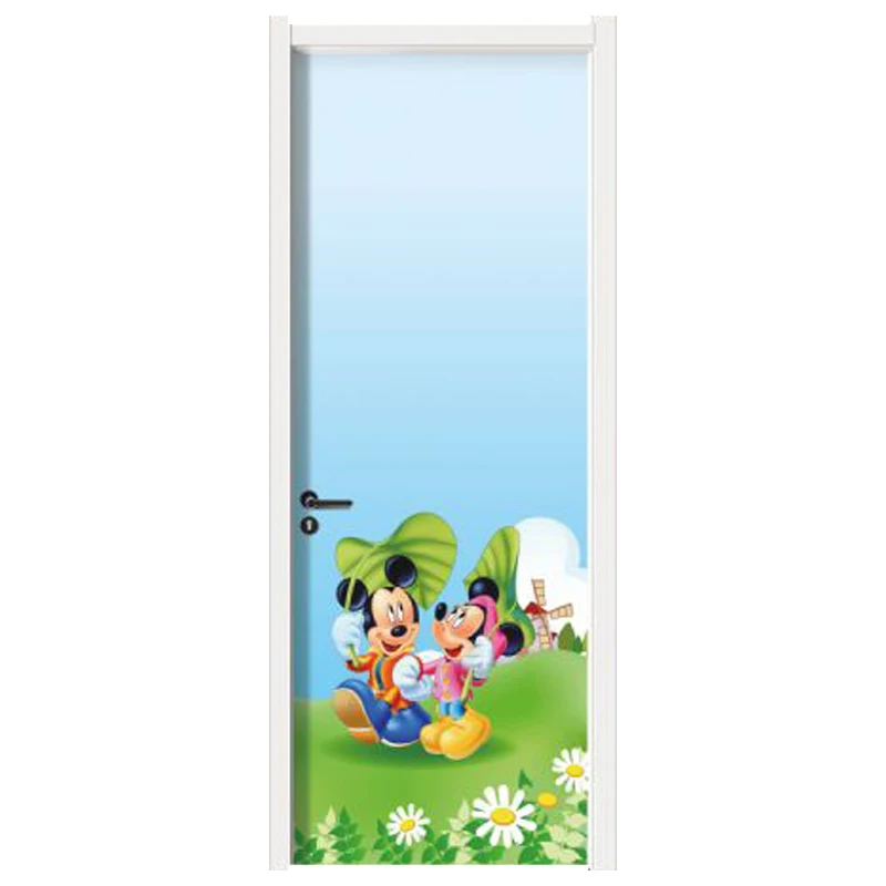 
Cheap melamine door with customized design of Chinese wooden door in 2021 