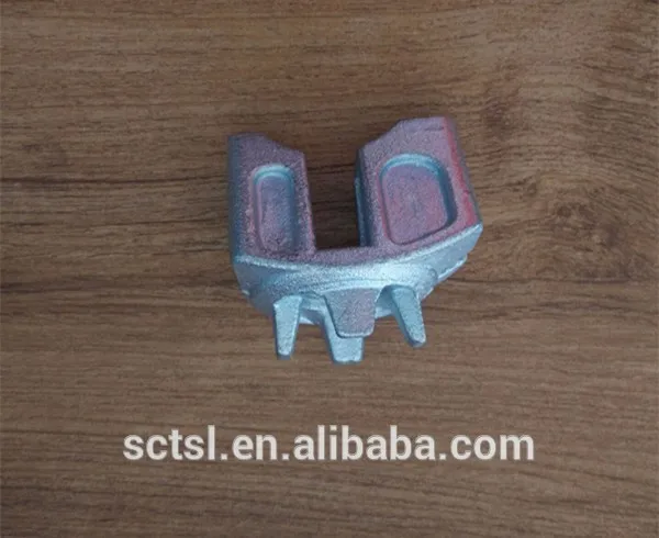 Chinese Supplier OEM Scaffolding ringlock Brace casting ledger end in Alibaba