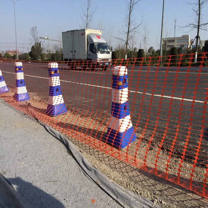 Наружное пластиковое защитное сетчатое ограждение HDPE для дорожного строительного