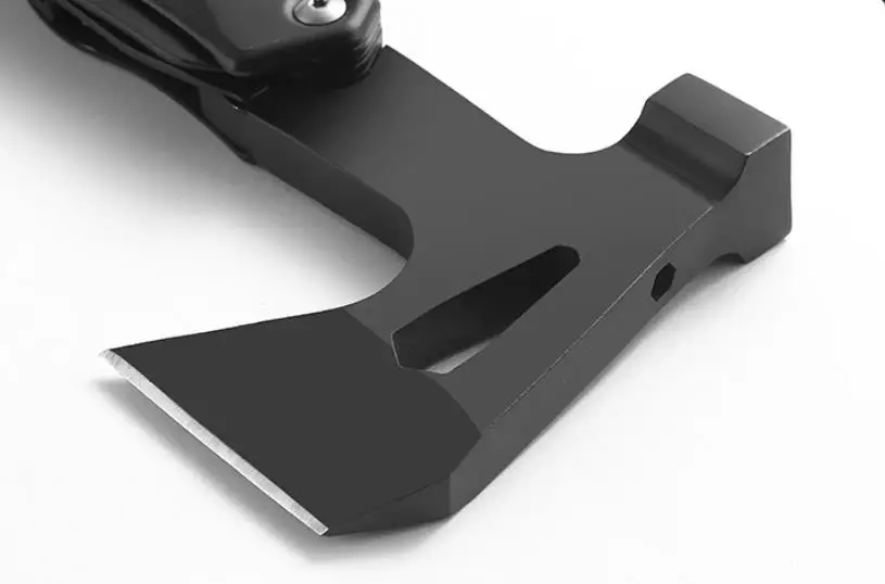 steel camping combination multi function tool claw axe hammer