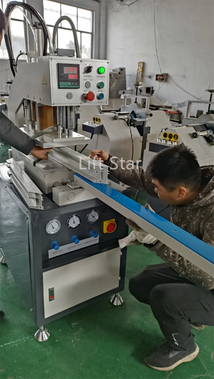 new design four point upvc window pvc profile single head welding machine