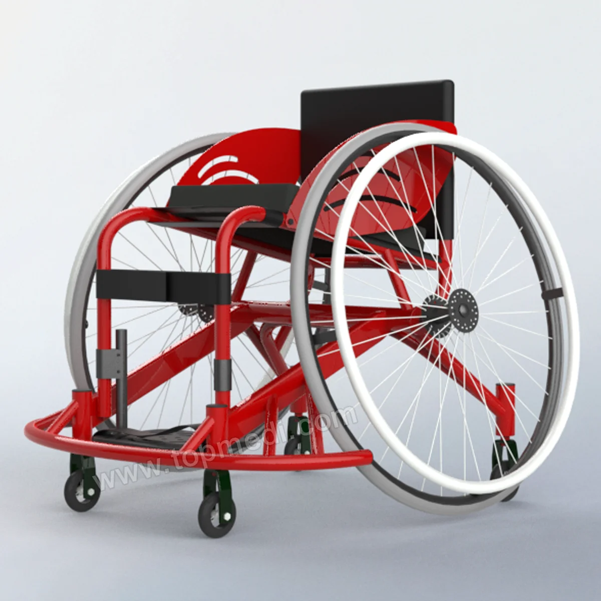 Disabled Athletes Rigid Active Training Leisure Aluminum Sport Basketball Wheelchair