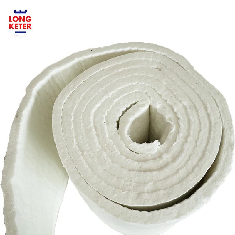 Factory Price 1260 Degree Refractory Alumina Silicate Needle Ceramic Fiber Insulation Blanket