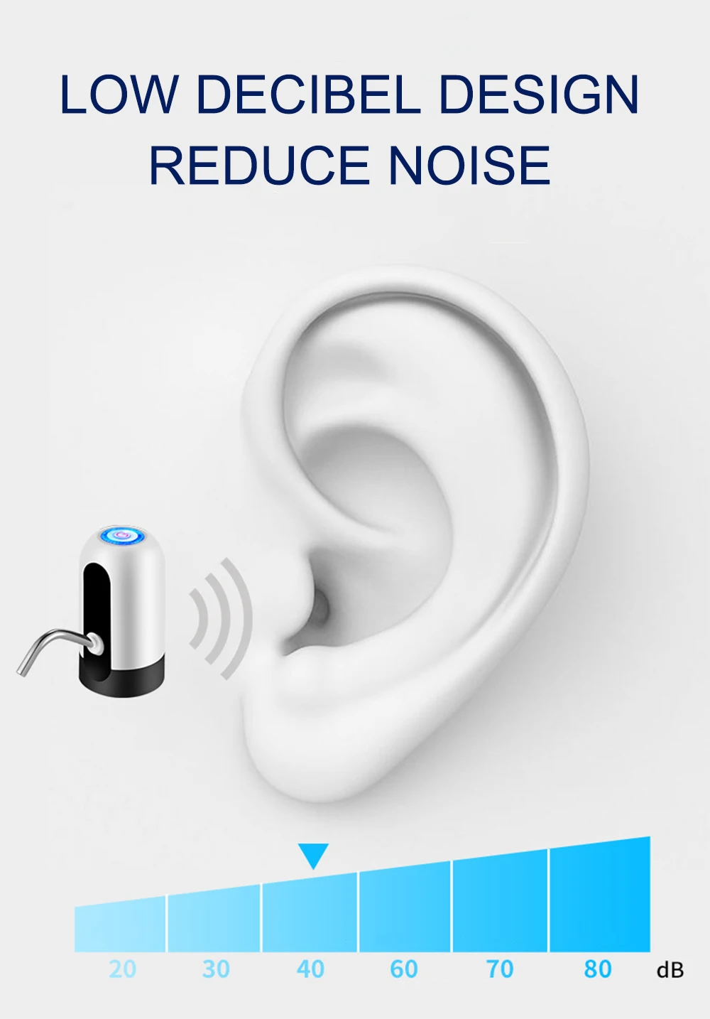 Hot Sale Freestanding Water Dispensers Pump Portable USB Charge Automatic Outdoor Water Dispenser