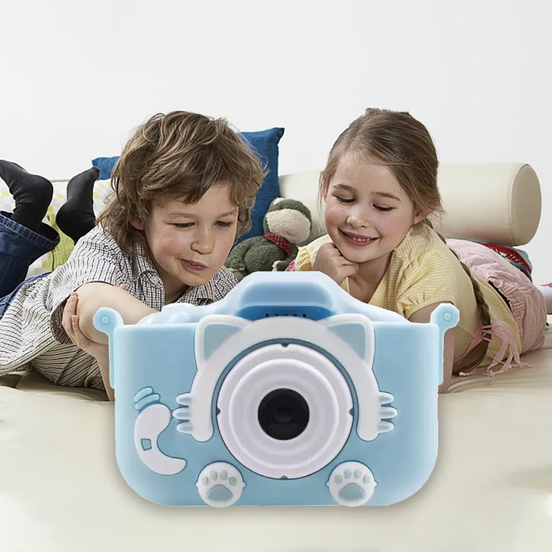 Games Camera Toys Shockproof Cute Shape Cam Video Recorder Function Mini Digital Camera 2.0 IPS Screen 1080P HD Children Gift