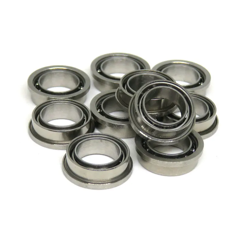 Rust-Proof SMF128 Flange Stainless Steel Bearings 8x12x2.5mm