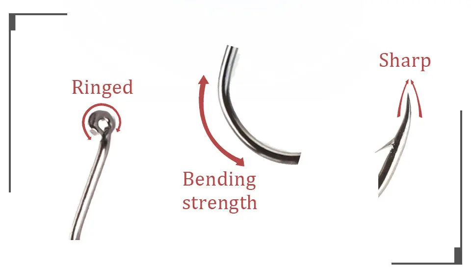 Factory wholesale 10pcs High Carbon Steel fishing circle hook