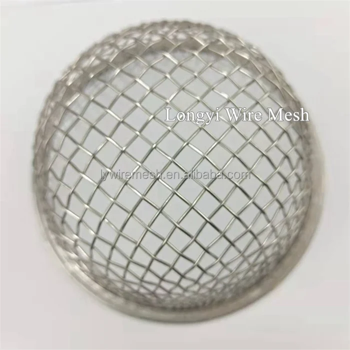 500 micron filter caps 20 30 40 mesh 304/316/316L stainless steel wire mesh dome screen