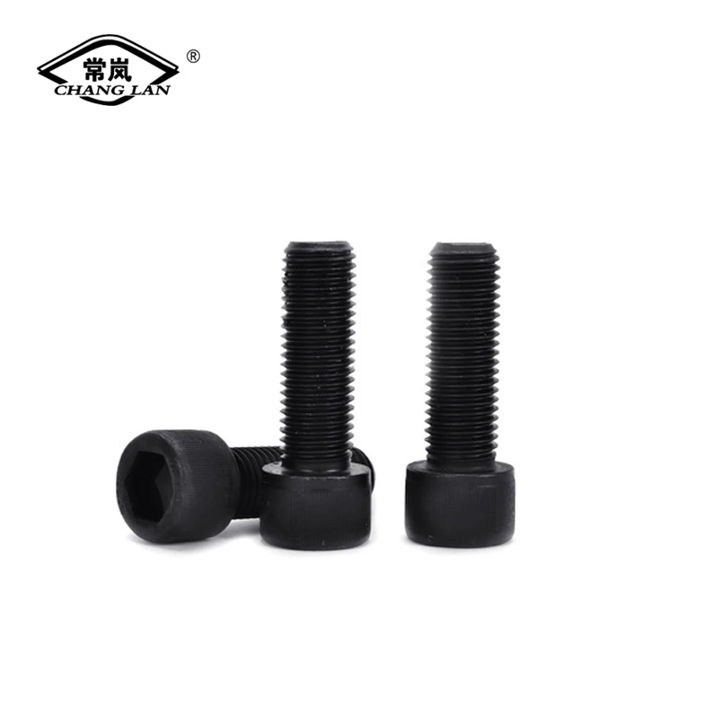 DIN 912 Professional Production High Quality Fastener Carbon Steel Grade 4.8 Black Zinc M6 Allen Bolt