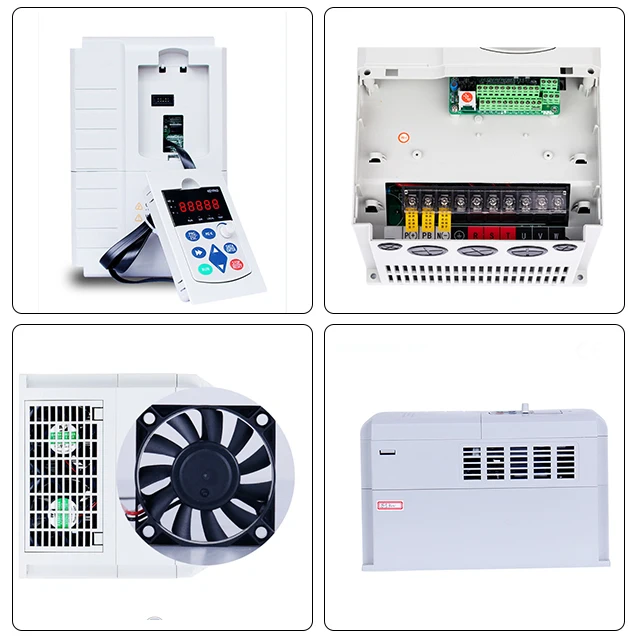  China Ac 50Hz/60Hz 380v 5.5kw frequency inverter LCD vfd booster pump or training