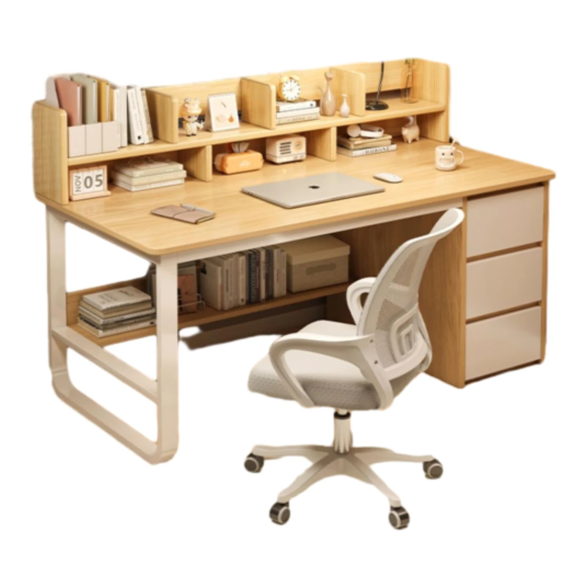 Custom Working Computer Wooden Desk Modern Design Home Study Workstation Table Mdf Office Furniture Manufacturer