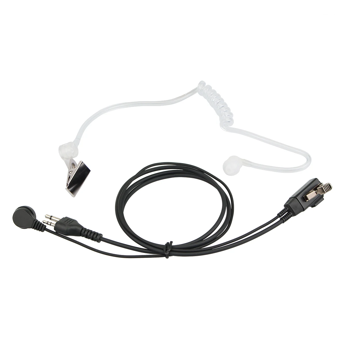 2 Pin Covert Acoustic Tube Earpiece For Midland G6/G7 GXT550 GXT650 LXT80 LXT112