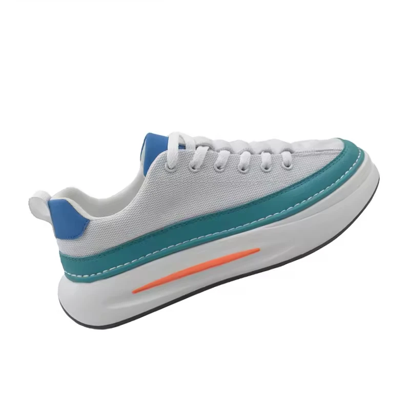 Premium quality men casual shoes solid white custom logo male sports sneakers