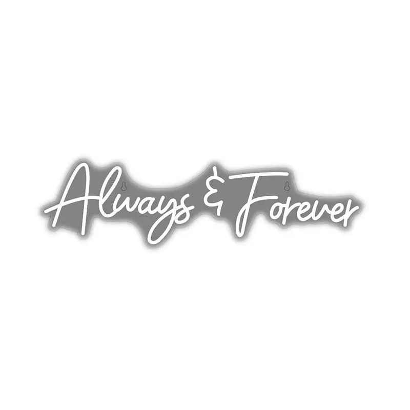 Hot Sale WanXing Wedding Acrylic Luminous Letter Neon Sign Custom Birthday Christmas New Year Garden Party Neon Light For Wall