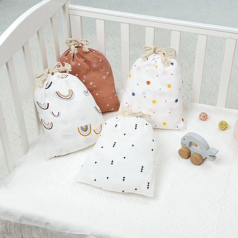 Wholesale Woven Soft Muslin Baby Crib Sheet 100% Organic Cotton