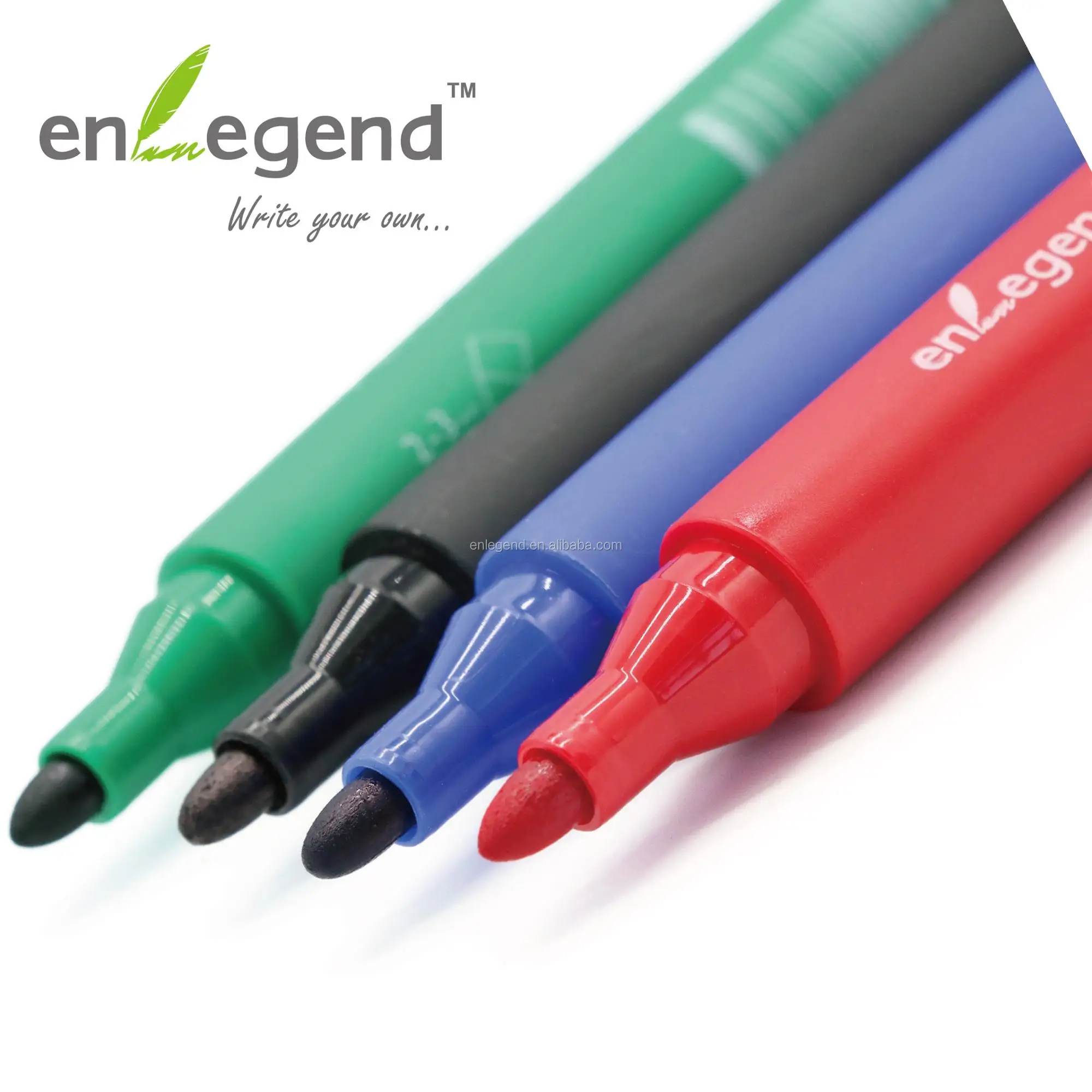 High quality office supplies low odor waterproof color permanent marker pen black alcohol based markers permanent marker set