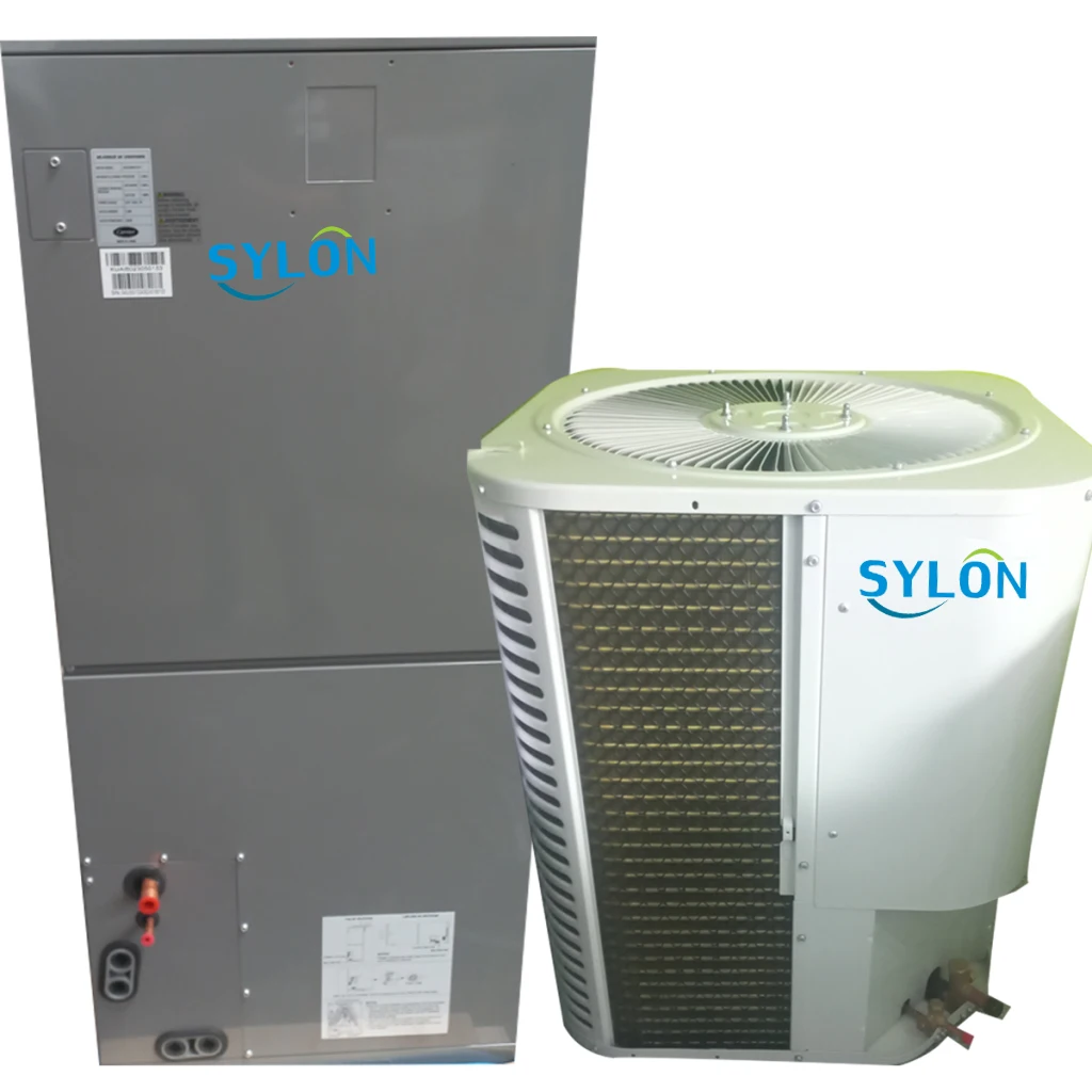Sylon Twin-rotary DC Inverter 18 Seer R410A 2 TON 3 TON 4 TON 5 TON Heat Pump Air Handler for North American