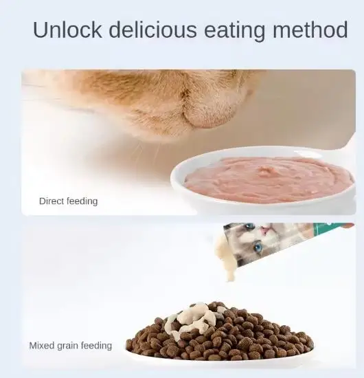 Cat Snacks Nutrient Cat Strips Adult Fresh Fluid Wet Grain Calcium Supplement Cat Canned